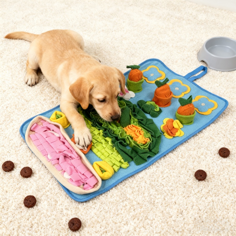 Snuffle Mat For Dogs - แผ่นรองดมกลิ่นสำหรับสุนัข ของเล่นฝึกสมอง ช่วยลดความเบื่อหน่าย ใช้ในบ้าน ล้างทำความสะอาดได้