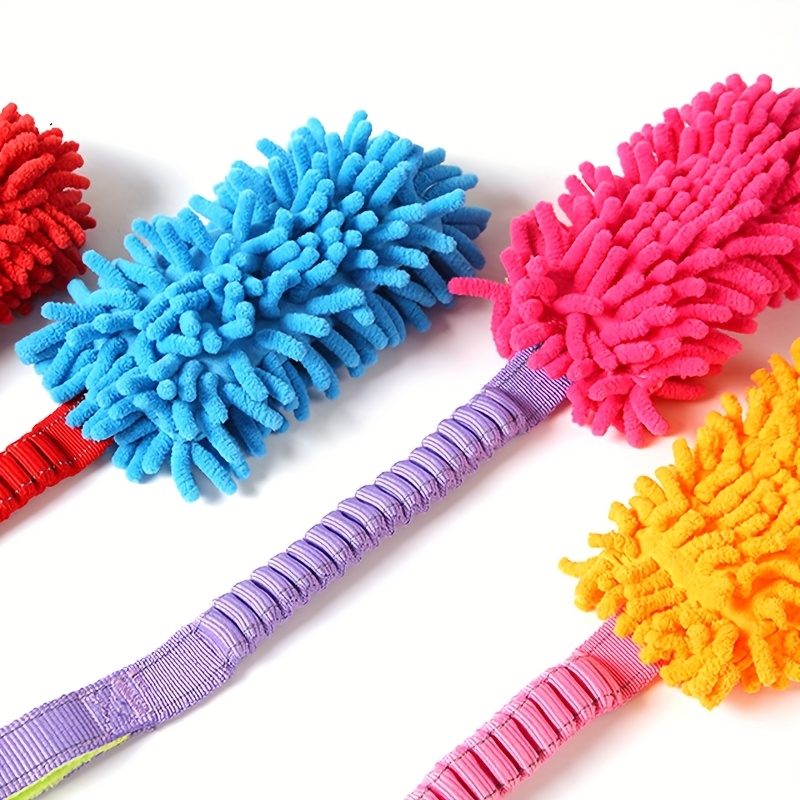 Dog Rope Toy Aggressive Chewers - ของเล่นสุนัขที่ทนทานสำหรับสุนัขที่ชอบกัดแทะ - ของเล่นเชือกดึงแบบนุ่มพร้อมที่จับแข็งแรง ของเล่นทำความสะอาดฟันแบบอินเทอร์แอคทีฟ