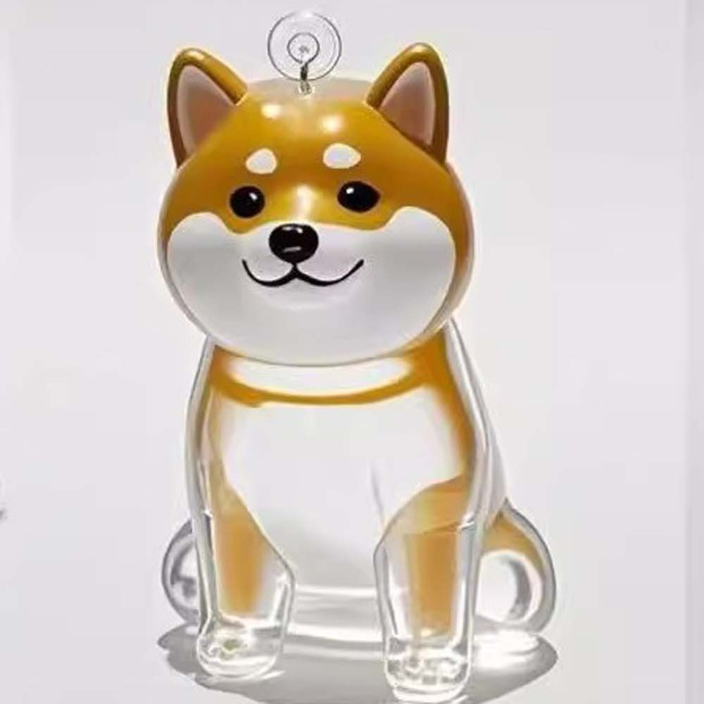 Pet Grooming - ของตกแต่งแบบแขวนรูปสุนัข กล่องเก็บขนสัตว์แบบโปร่งใส พวงกุญแจอะคริลิคสำหรับเก็บขนสัตว์เลี้ยง จี้รูปสุนัขสำหรับกระเป๋าเป้