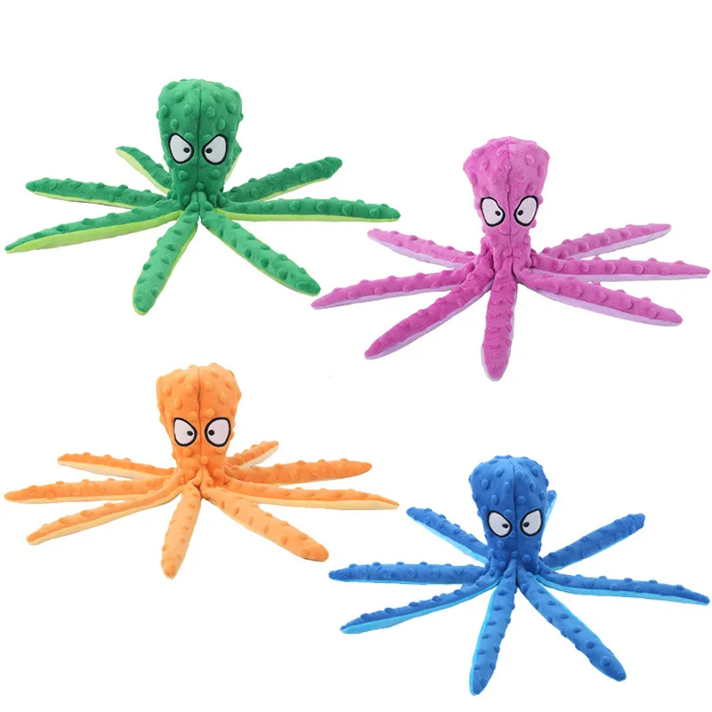 ของเล่นตุ๊กตาปลาหมึกสำหรับสุนั - Indestructible Dog Chew Toy บทวิจารณ์และราคา