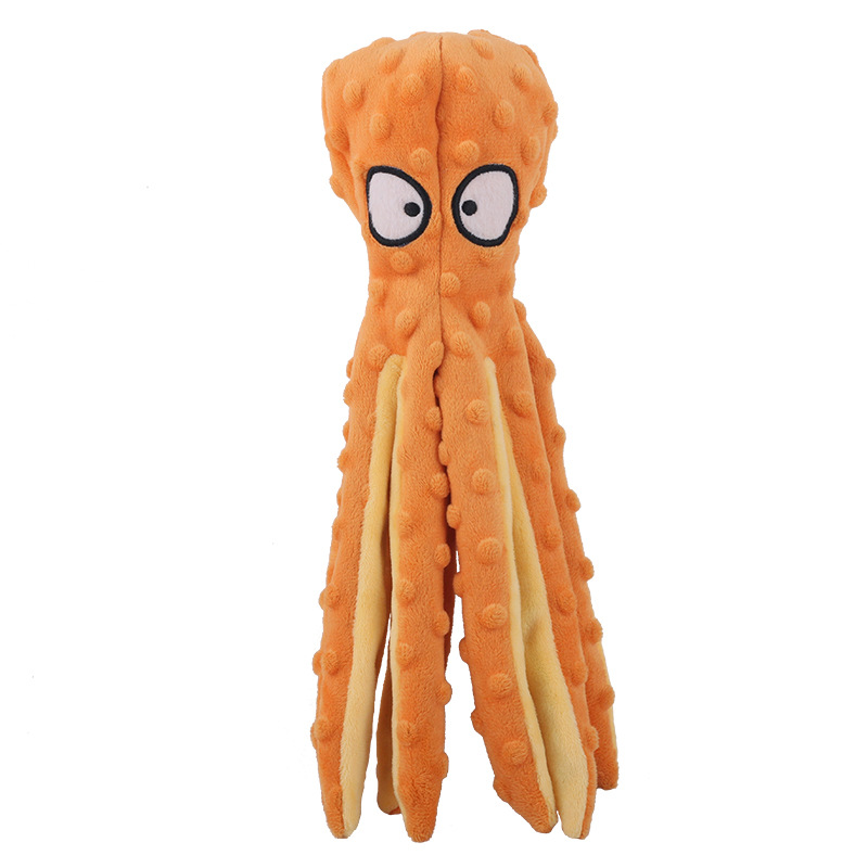 ของเล่นตุ๊กตาปลาหมึกสำหรับสุนั - Indestructible Dog Chew Toy บทวิจารณ์และราคา