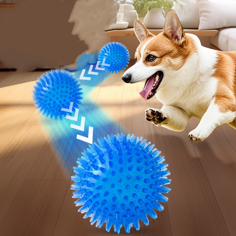ของเล่นลูกบอลสำหรับสัตว์เลี้ยง - Interactive Squeaky Plush Dog Toy บทวิจารณ์และราคา
