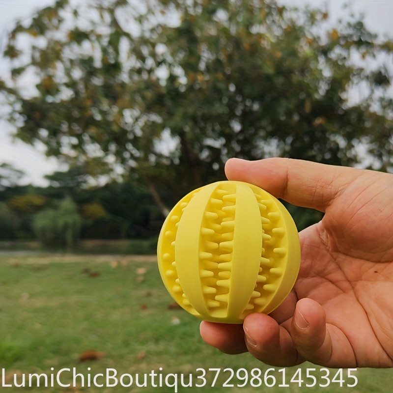 ของเล่นลูกบอลยางสำหรับสุนัข ทน - Rubber Treat Dispensing Dog Toy บทวิจารณ์และราคา