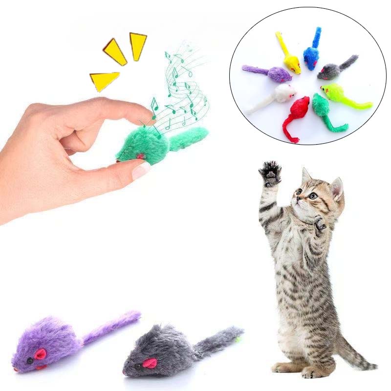 ของเล่นแมวรูปหนูมีเสียงบีบ บรร - Catnip Interactive Plush Mouse บทวิจารณ์และราคา