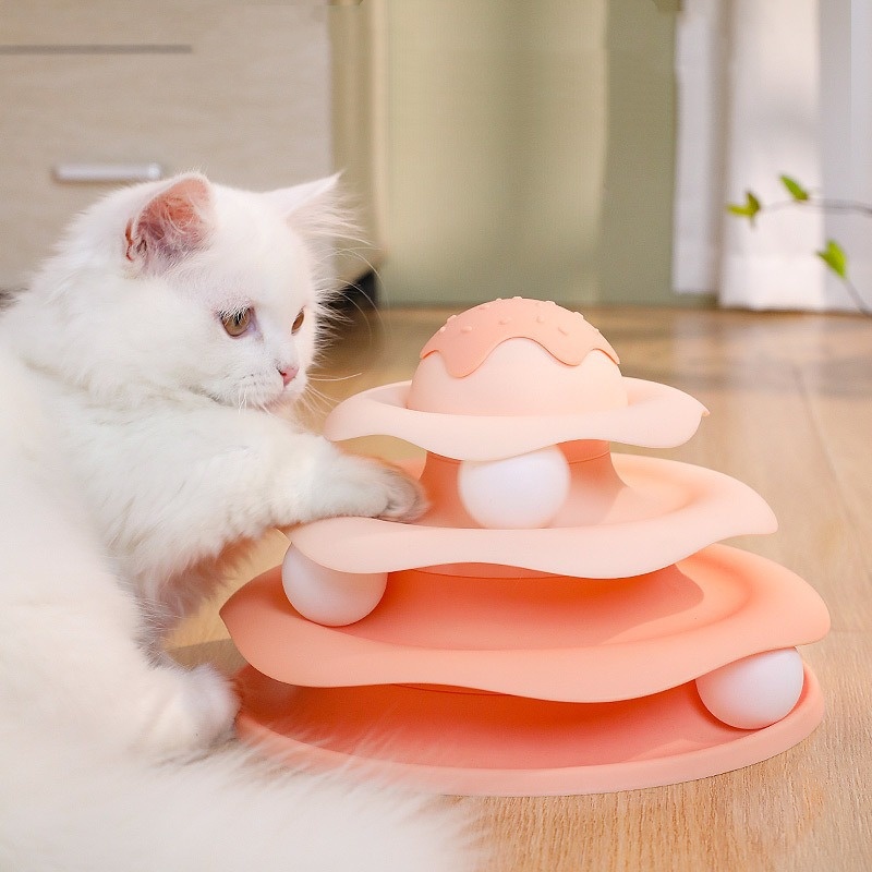 Ball Spinning ของเล่นแมวหมุนสไ - Interactive Squeaky Plush Dog Toy บทวิจารณ์และราคา