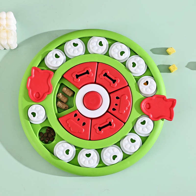 ชามอาหารสัตว์เลี้ยงแบบช้า ช่วย - Dog Puzzle Feeder Toy บทวิจารณ์และราคา