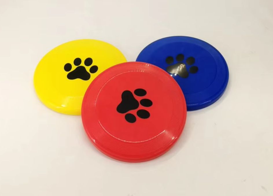 จานร่อนสุนัขพลาสติกแข็ง ลายอุ้ - Flying Disc Dog Training Toy บทวิจารณ์และราคา