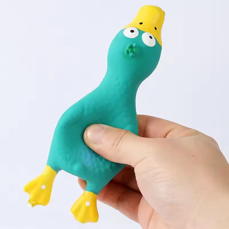 ของเล่นสุนัขน่ารักรูปไก่ยางลาเ - Interactive Squeaky Plush Dog Toy บทวิจารณ์และราคา