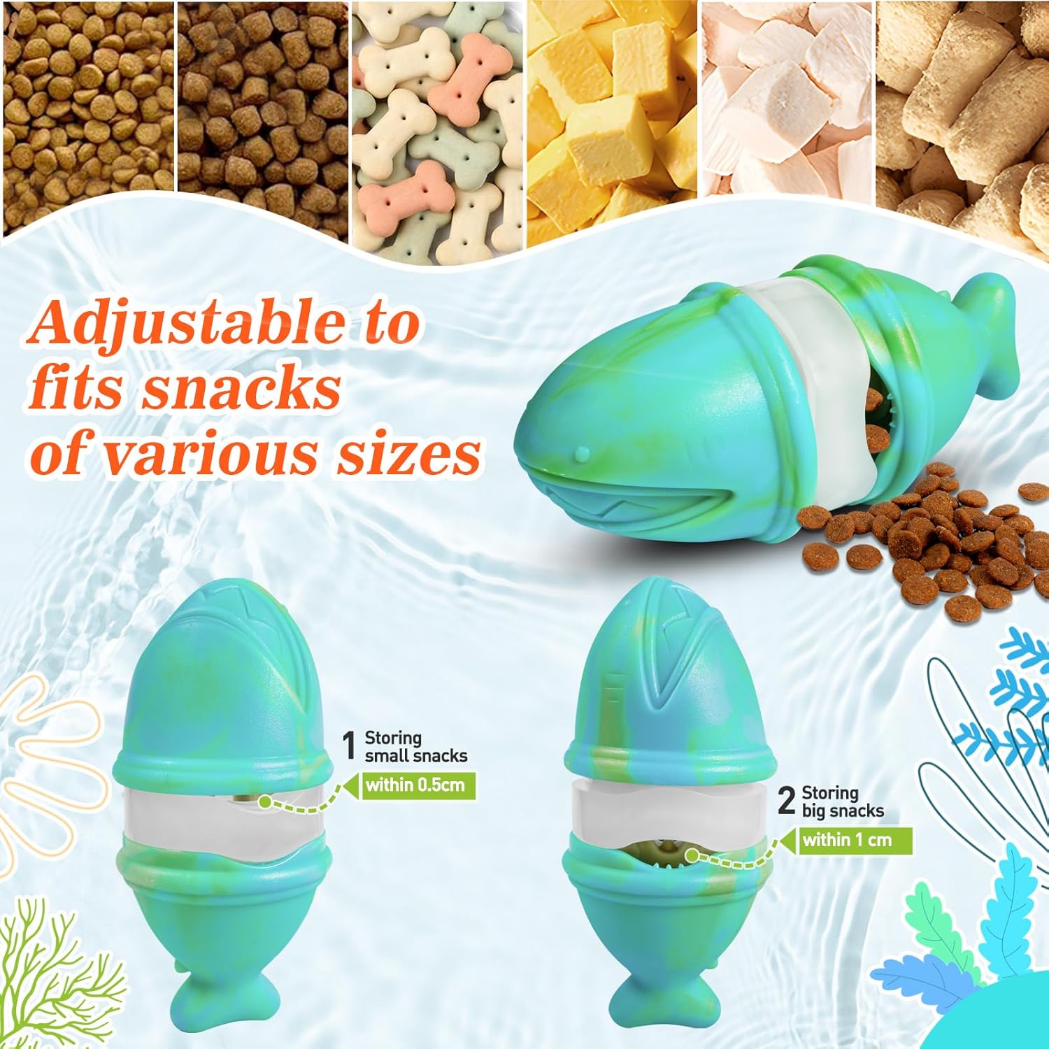 ของเล่นเคี้ยวแบบ 2-in-1 พร้อมท - Rubber Treat Dispensing Dog Toy บทวิจารณ์และราคา