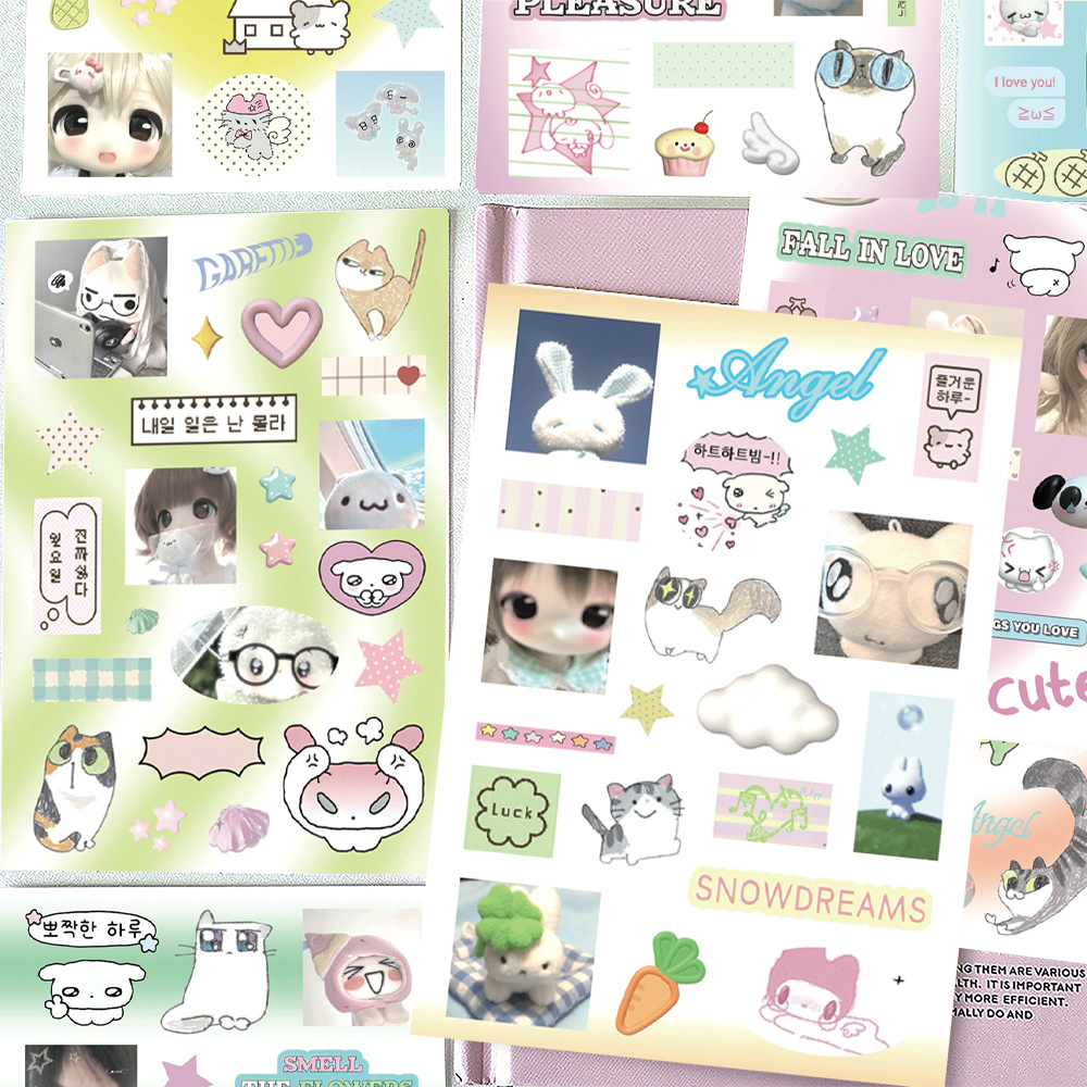 สติกเกอร์แมวน่ารักสไตล์อินสตาแ - Cat Toys บทวิจารณ์และราคา