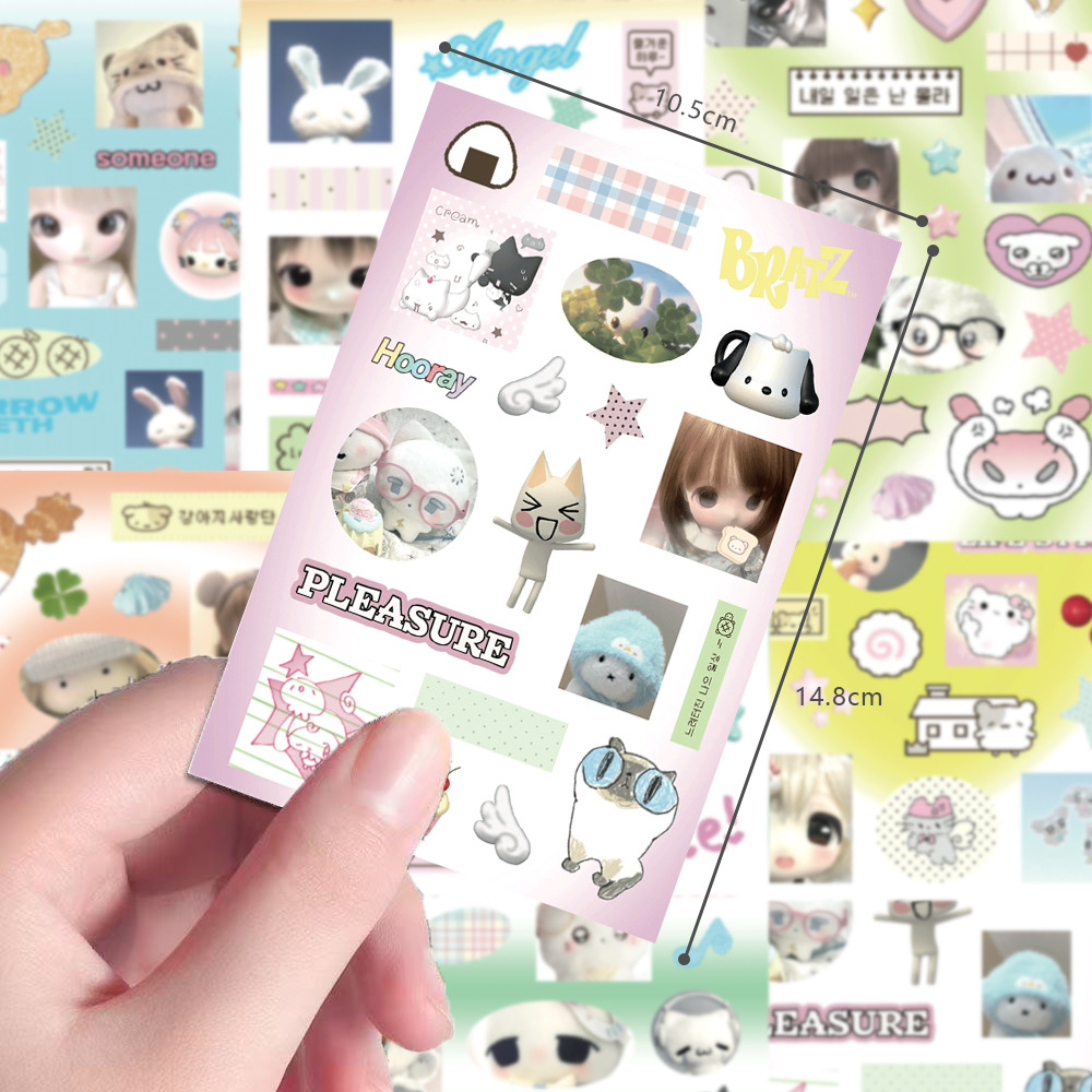 สติกเกอร์แมวน่ารักสไตล์อินสตาแ - Cat Toys บทวิจารณ์และราคา