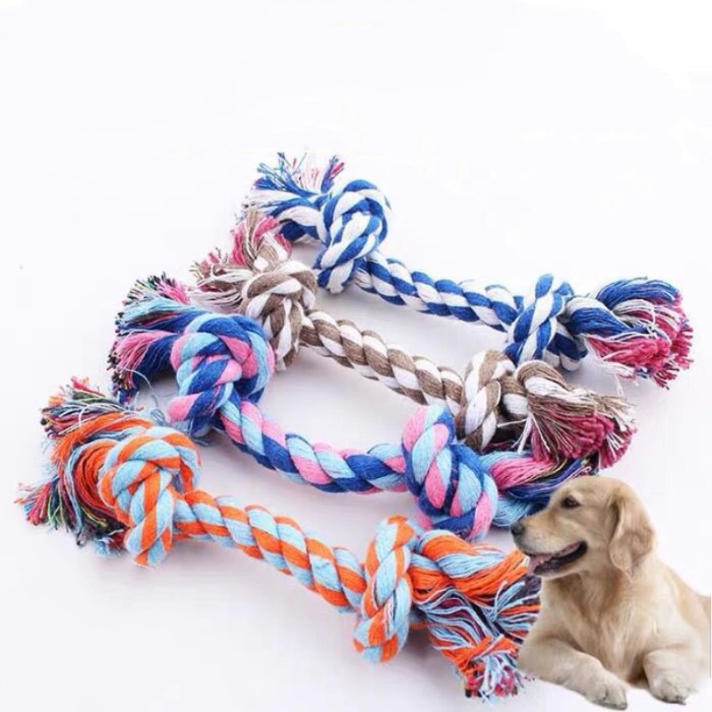 ของเล่นสุนัข เชือกฝ้ายกัดไม่ขา - Interactive Squeaky Plush Dog Toy บทวิจารณ์และราคา