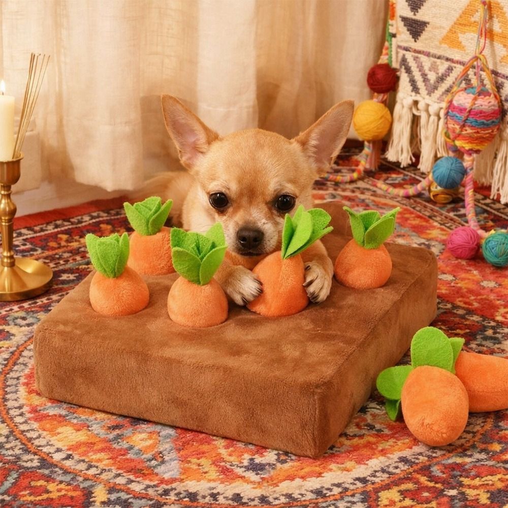 แผ่นรองดมกลิ่นแครอทบรรเทาความเ - Snuffle Mat For Dogs บทวิจารณ์และราคา