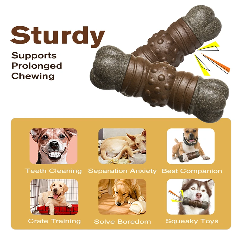 สุนัขขนาดใหญ่ Chew ของเล่น Tou - Indestructible Dog Chew Toy บทวิจารณ์และราคา