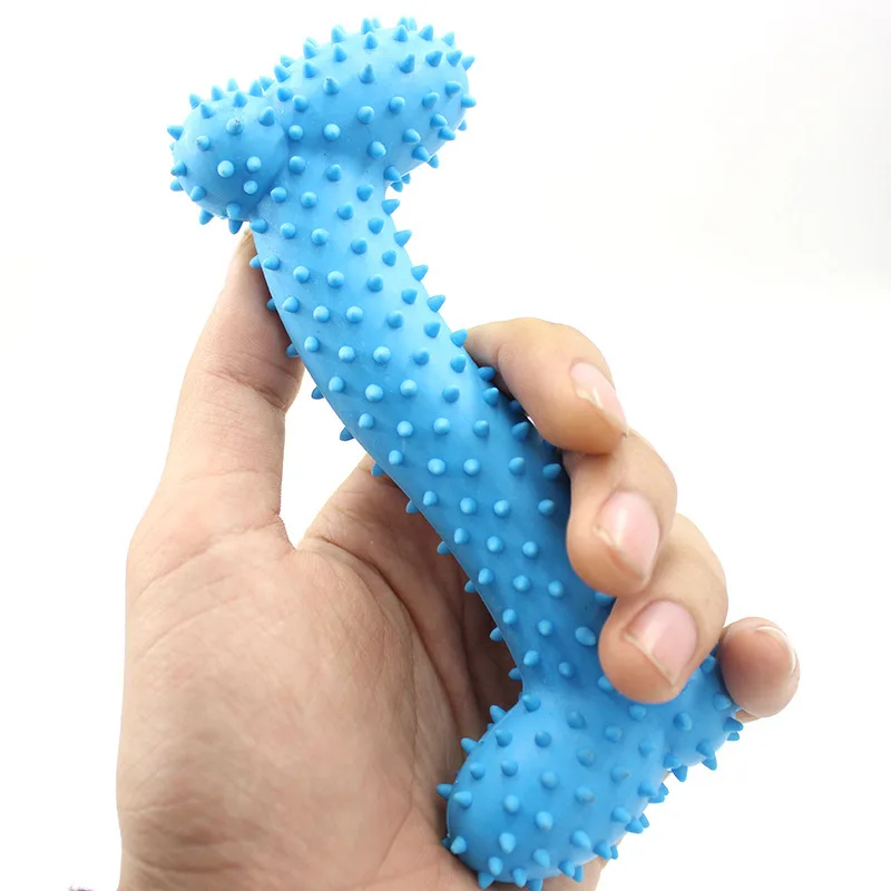 ของเล่นยางรูปกระดูก TPR ทนทานส - Teeth Cleaning Dog Chew Bone บทวิจารณ์และราคา