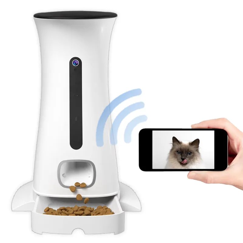 กล้องให้อาหารสัตว์เลี้ยงแบบ Wi - Pet Feeders บทวิจารณ์และราคา