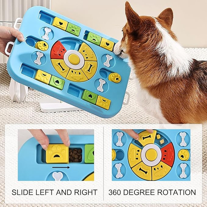 ของเล่นปริศนาสุนัขแบบโต้ตอบสํา - Dog Puzzle Feeder Toy บทวิจารณ์และราคา