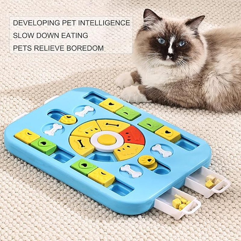 ของเล่นปริศนาสุนัขแบบโต้ตอบสํา - Dog Puzzle Feeder Toy บทวิจารณ์และราคา