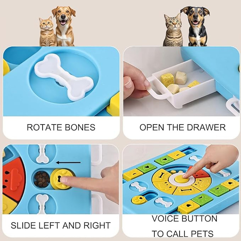 ของเล่นปริศนาสุนัขแบบโต้ตอบสํา - Dog Puzzle Feeder Toy บทวิจารณ์และราคา