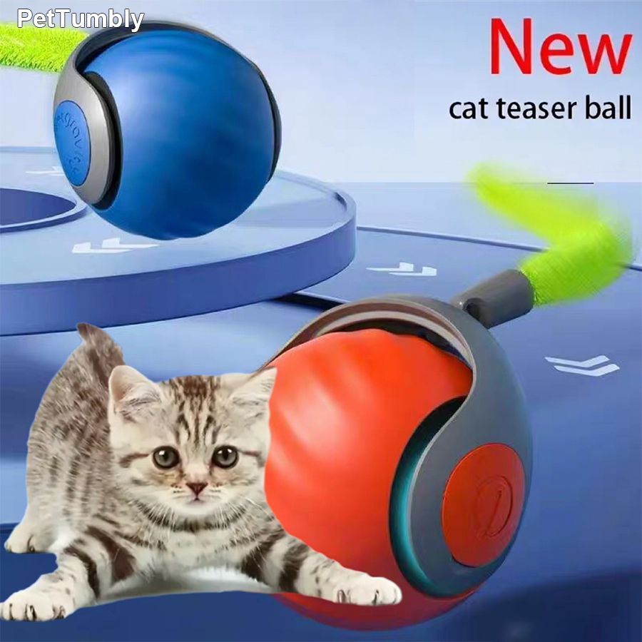 ของเล่นแมวแบบอินเทอร์แอคทีฟ ลู - Automatic Moving Dog Ball บทวิจารณ์และราคา