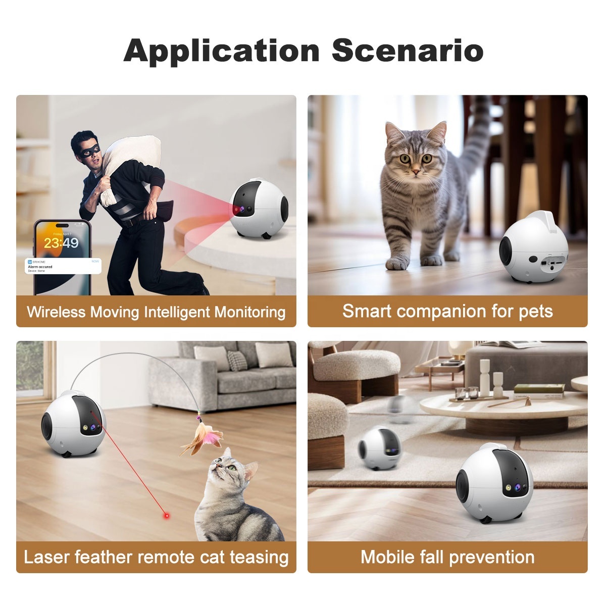 หุ่นยนต์สัตว์เลี้ยงอัจฉริยะที่ - Cat Toys บทวิจารณ์และราคา
