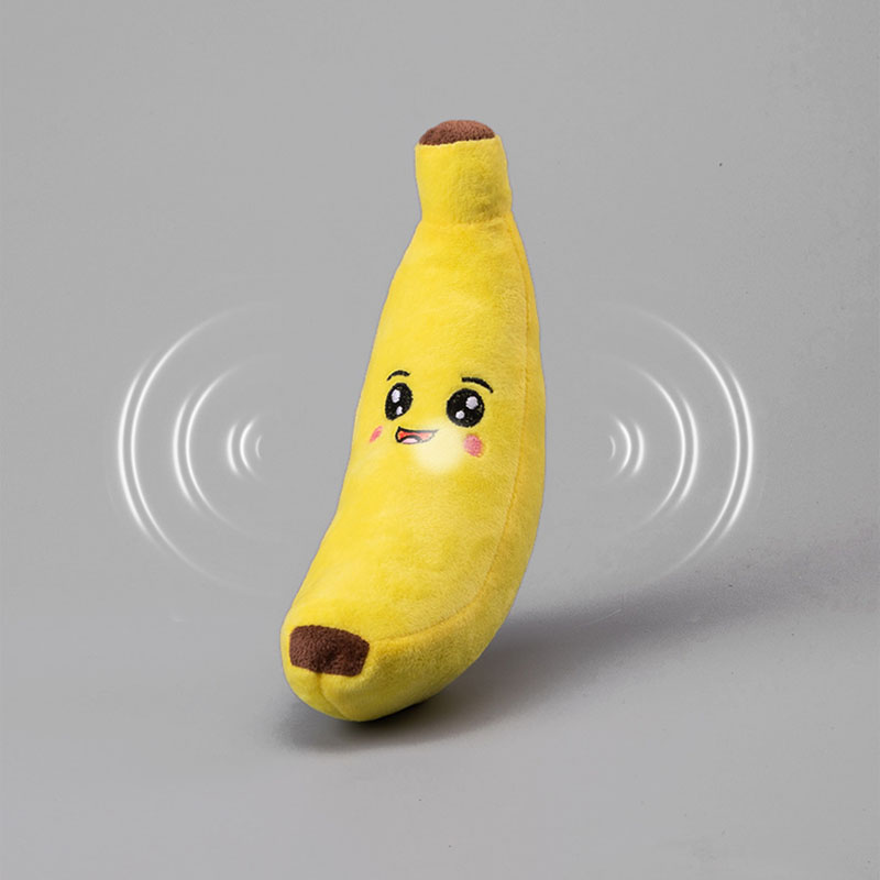 ของเล่นตุ๊กตากล้วยมีเสียงสำหรั - Interactive Squeaky Plush Dog Toy บทวิจารณ์และราคา