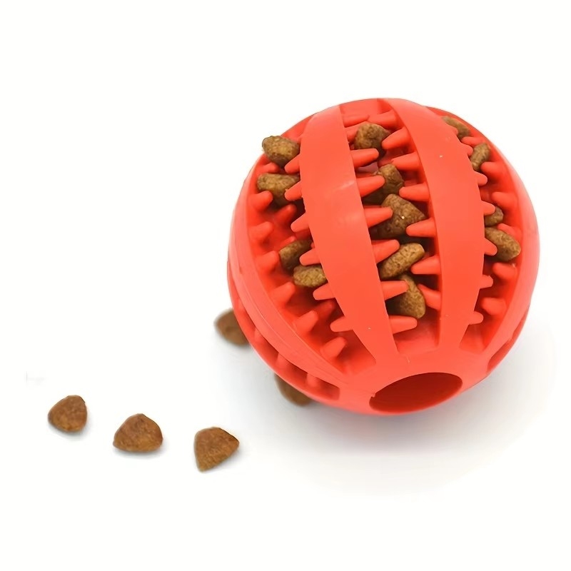 1/2 ชิ้น ของเล่นสุนัข ลูกบอลยา - Indestructible Dog Chew Toy บทวิจารณ์และราคา