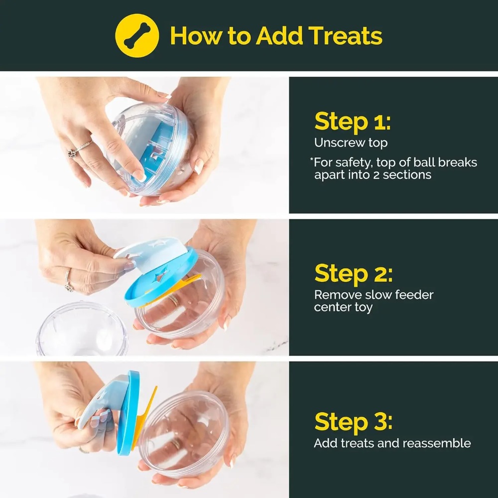 IQ Treat Ball ของเล่นสุนัขแบบจ - Dog Puzzle Feeder Toy บทวิจารณ์และราคา